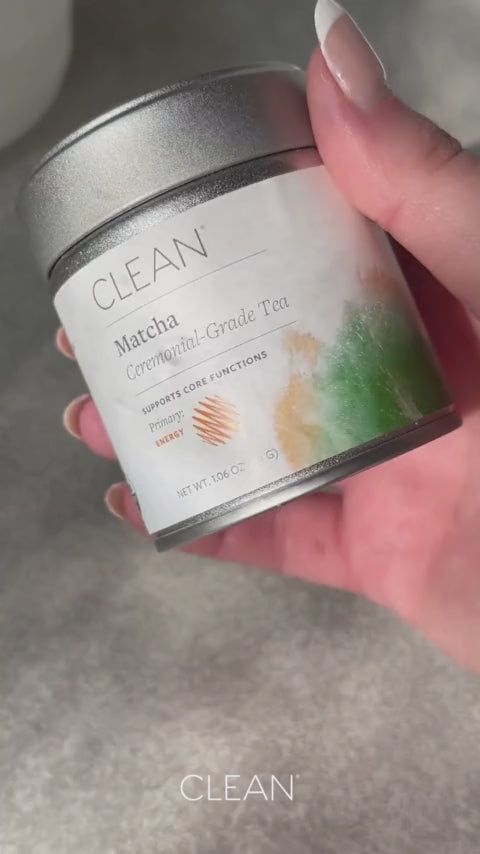 clean matcha powder