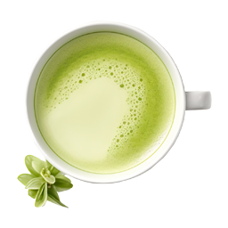 Herbal teas, matcha